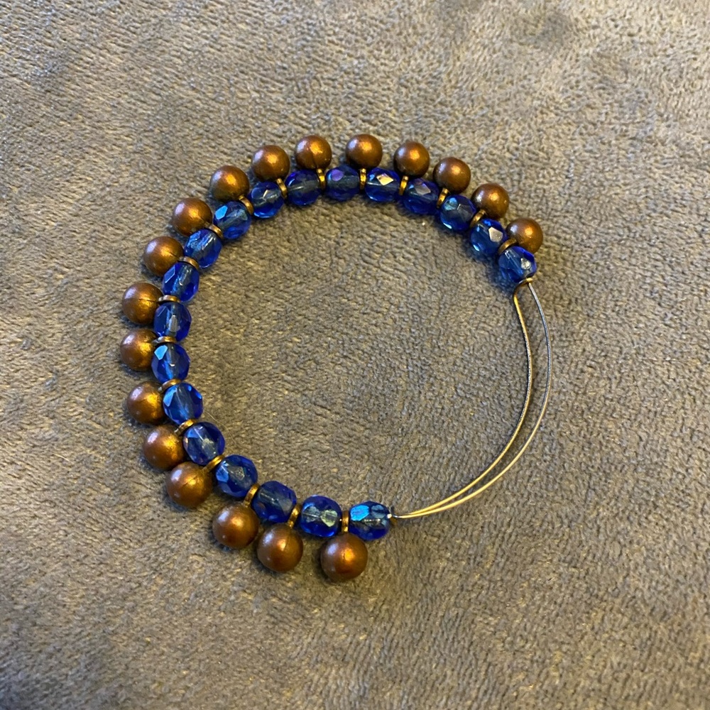 Alex and Ani multi bead bracelet